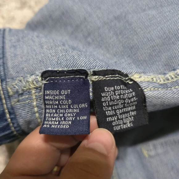 MADEWELL Distressed Denim Pencil Skirt, Released Hem, Cotton Spandex,  29 - Picture 12 of 16